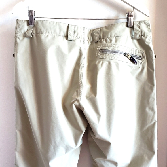 Volcom Snowboard Ski Lined Pants Waterproof Tan Taupe Pink Women Size 10 - Picture 4 of 16